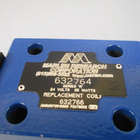 Marlen International Solenoid Hydraulic Valve 24 V 35 Watts Ser R 632764