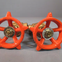Stockham Bronze Gate Valve (Lot of 2) 125 SWP 200 CWP 3/8", Fig. B103