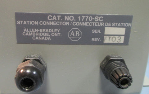 Allen Bradley 1770SC Station Connector Enclosure Used