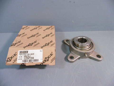 Dodge Flange-Mount Ball Bearing F4B-GTEZ-104-SHCR 1.2500in Bore NEW