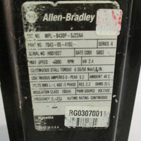 AllenBradley Kinetix MPLB430PSJ22AA SER.A AC Servo Motor, 2.4kW 5000 RPM