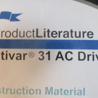 Telemecanique Altivar 31 AC Drives Instruction Material CD ROM & Booklet