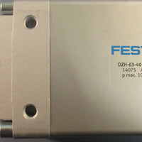 Festo DZH6340PPVA Flat Cylinder 63mm Piston Bore 40mm Stroke