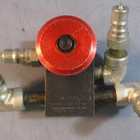 Parker SQ-400-S Colorflow Control Valve  w/ /Four H2-63 Hose Couplings