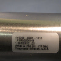 Parker Pneumatic Cylinder 250 psi 61505300011816 1PSR00006146 1.50NSR301.00