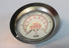 Lenz AFC-15-4RL Pressure Gauge 3.5" Face 0-15 PSI 1/2" Threaded Connection Used