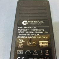 GlobTek I.T.E Power Supply GS1790 Input: 100240V~,5060Hz,1.5A Output:24V 3.7A