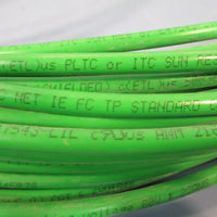 SIEMENS SIMATIC NETWORK, ETHERNET STANDARD CABLE ASSEMBLY RJ45 6XV18402AH10