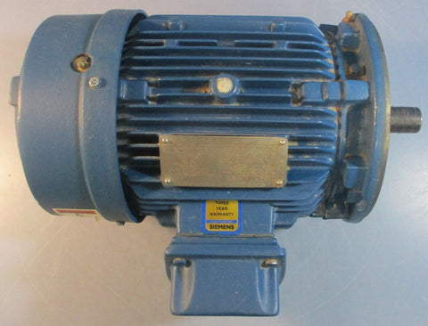 Siemens PE-21 Plus 3PH AC Motor RGZESD 1LA9184-6YK60 230/460V 1-1/8" Shaft Dia