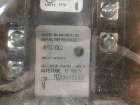 Lot of (2) Simplex 4090-9002 Individual Addressable Relay Module, IDNET 0617950