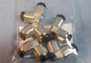 Lot of 5 Parker XEPB10 Prestolok Nickel Plated Brass Elbow Push Fittings NWOB