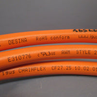 IGUS CHAINFLEX CF27.25.10.02.01.D ELECTRICAL CABLE 8FT ABEPMF14S2.44