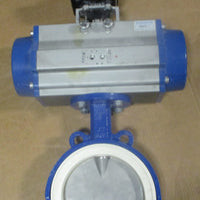 ABZ Valves SR160 Pneumatic Rack and Pinion Valve Actuator 8" Butterfly Valve
