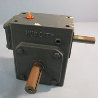 HUB CITY 0220-60901-211 RIGHT ANGLE GEAR REDUCER 5:1 RATIO MODEL 211