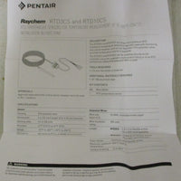 Pentair Raychem RTD10CS Temperature Sensor 10VDC Max 400 deg F Max