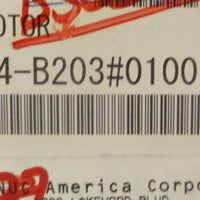 Fanuc A06B-2064-B203#0100 AC Servo Motor BiS 4/4000HV-B 0.75kW 14mm Shaft Dia