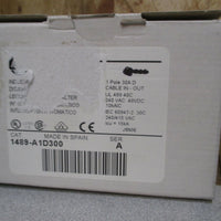 Allen Bradley Circuit Breaker 30amp 240vac 48vdc Ser. A 1489A1D300
