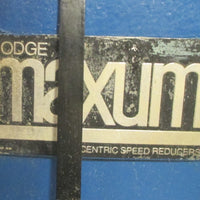 Dodge Maxum Concentric In Line Shaft Gear Reducer 299120 6.167:1 Ratio