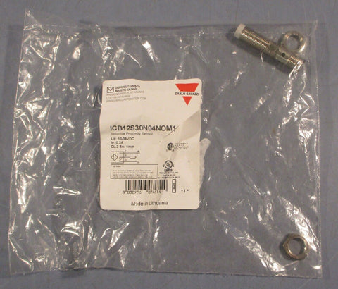 Carlo Gavazzi ICB12S30F04NOM1 Inductive Proximity Sensor 10-36VDC 0.2A sn 4mm