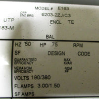 US Motors Nidec F01 E740 Varidrive Module 1.25 Series 2000 Gearbox 11/4" Shaft