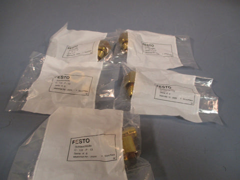 FESTO BARBED HOSE FILTER (LOT OF 5) C1/2P13