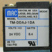 Mac 82A-AC-BAA-TM-DDAP-1DA Solenoid Valve TM-DDAJ-1DA 24 VDC 5.4 W
