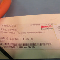 REXROTH R911317031 Hybrid Cable Length 1.00 Meter RKH0001