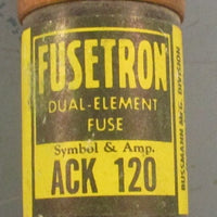 Bussmann Fusetron ACK120 DualElement Fuse ACK120 120A Lot of 6
