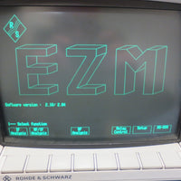 R&S Rohde & Schwarz EZM 374.4019.03 Spectrum Monitor ver 2.16/2.04 + Opt EZM B2