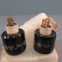 Lot of (2) MERCOTAC 430-SS Rotary Electric Connector, 4 conductors