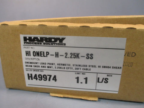 HARDY OneMount Load Point, Hermetic SS HI SBH04 Sensor HI SBH042.25K