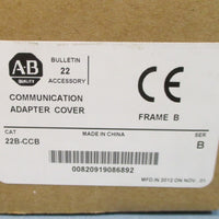Allen Bradley 22B-CCB Communication Adapter Cover Frame B Series B NIB