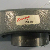 Browning VPLE123 Pillow Block Ball Bearing Unit 17/16" Bore Lot of 2