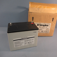 SIMPLEX 2081-9276 Model STR 112-053 12V 33.0 AH Rechargeable Battery