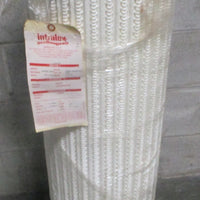 Intralox Series 1600 White Conveyor Belt Open Hinge Flat Top 15' Long 42" Wide