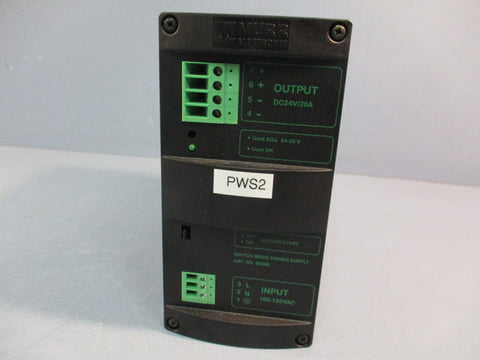 Murr Electronik MCS10-115/24 Switch Mode Power Supply 24VDC 10A Out 100-120V In