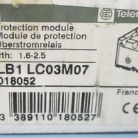 Telemecanique LB1 LC03M07 Protection Overload Module 1.6  2.5A