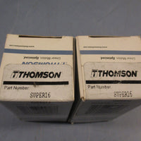 LOT OF (2) THOMPSON SUPER16 LINEAR BEARING BALL BUSHING 1INCH