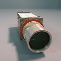 ALLEN BRADLEY SMALL ROUND ILLUMINATED PUSH BUTTON GREEN LED 800MRPAL16GA SER. D