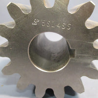 Motion Industries 5S14SS Spur Gear Hub 14 Teeth YK14 SS1.125 ID,.25 KEY/2