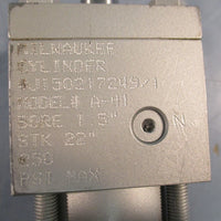 Milwaukee Cylinder A41 Pneumatic Cylinder 1.5" Bore 22" Stroke 250 PSI Max