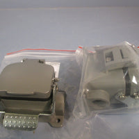 Lot of 2 MOLEX SINGLE LEVER SURFACE MOUNT HOUSING DIECAST ALUMINUM 7806.6361.0