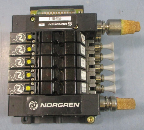 Norgren SPGB/35012 Solenoid Valve Manifold M9L 7-Slot Manifold