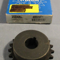 MARTIN SPROCKET & GEAR INC 40BS21HT 1 1" Bore Sprocket Steel