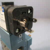 MAC 4-Way Solenoid Valve Double Acting 2 Position 722C-12-PI-611JJ W/PID-611JJ