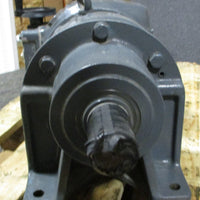 Shimpo Ringcone RA4073M1.5 Gearbox w/ Baldor VWDM3558T Motor 13/4" Shaft Dia