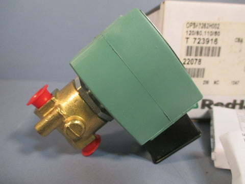 ASCO RED HAT 1/8 SOLENOID VALVE SERIAL #T723916 OPSF826H002