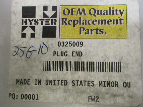 NOS Hyster 325009 Plug End 13/8" Bore HY325009