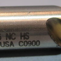Cleveland TiN Twist Bottoming Tap, 3/8-16, NC, HS, G H3, 3FL, C0900, USA