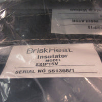 BriskHeat Model#SSIP15V/SSIP15 Silver Series Cloth Insulator